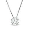 Thumbnail Image 0 of 0.40 CT. Diamond Solitaire Pendant in 14K White Gold