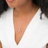 Thumbnail Image 2 of Diamond Accent Swirl Ribbon Pendant in Sterling Silver