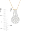 Thumbnail Image 3 of 0.95 CT. T.W. Multi-Diamond Pendant in 10K Gold