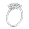Thumbnail Image 2 of 1.23 CT. T.W. Composite Diamond Flower Ring in 10K White Gold