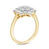 Thumbnail Image 2 of 1.23 CT. T.W. Composite Diamond Flower Ring in 10K Gold