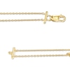Thumbnail Image 3 of 0.23 CT. T.W. Pear-Shaped Diamond Station Double Strand Bracelet in 10K Gold - 7.25"