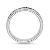 Thumbnail Image 3 of Stackable Expressions™ 4.0mm Black Enamel "Live Laugh Love" Ring in Sterling Silver