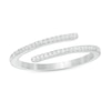 Thumbnail Image 1 of 0.085 CT. T.W. Diamond Wrap Ring in Sterling Silver