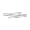 Thumbnail Image 4 of 0.085 CT. T.W. Diamond Wrap Ring in Sterling Silver