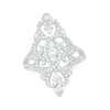 Thumbnail Image 1 of 0.95 CT. T.W. Diamond Marquise Filigree Ring in 10K White Gold