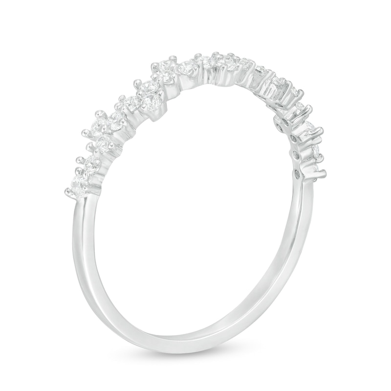 0.23 CT. T.W. Diamond Scattered Band in 10K White Gold