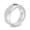 Thumbnail Image 2 of Men's 0.23 CT. Black Diamond Solitaire Band in 10K White Gold
