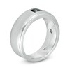 Thumbnail Image 3 of 0.23 CT. Black Diamond Solitaire Band in 10K White Gold
