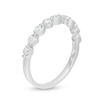Thumbnail Image 3 of 0.30 CT. T.W. Diamond Wavy Wedding Band in 10K White Gold