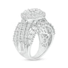 Thumbnail Image 2 of 3.00 CT. T.W. Composite Diamond Frame Multi-Row Split Shank Engagement Ring in 10K White Gold