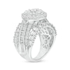 Thumbnail Image 3 of 3.00 CT. T.W. Composite Diamond Frame Multi-Row Split Shank Engagement Ring in 10K White Gold