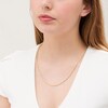 Thumbnail Image 1 of 018 Gauge Glitter Rope Chain Necklace in Hollow 14K Gold - 20"