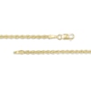 Thumbnail Image 3 of 018 Gauge Glitter Rope Chain Necklace in Hollow 14K Gold - 22"