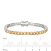 Thumbnail Image 3 of 4.0mm Citrine Tennis Bracelet in Sterling Silver