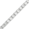 Thumbnail Image 0 of 4.0mm Lab-Created White Sapphire Tennis Bracelet in Sterling Silver