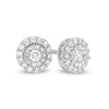 Thumbnail Image 1 of 0.15 CT. T.W. Composite Diamond Stud Earrings in Sterling Silver