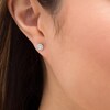 Thumbnail Image 2 of 0.15 CT. T.W. Composite Diamond Stud Earrings in Sterling Silver