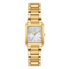 Ladies' Citizen Eco-Drive®L Bianca Gold-Tone Watch with Rectangular Mother-of-Pearl Dial (Model: EW5552-53D)