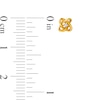 Thumbnail Image 3 of Diamond Accent Love Knot Stud Earrings in 10K Gold