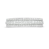 Thumbnail Image 4 of 0.45 CT. T.W. Diamond Triple-Row Band in 10K White Gold