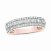 Thumbnail Image 0 of 0.45 CT. T.W. Diamond Multi-Row Band in 10K Rose Gold