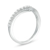 Thumbnail Image 2 of 0.23 CT. T.W. Diamond Double Chevron Anniversary Band in 10K White Gold