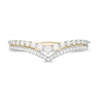 Thumbnail Image 3 of 0.23 CT. T.W. Diamond Double Chevron Anniversary Band in 10K Gold