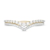 Thumbnail Image 4 of 0.23 CT. T.W. Diamond Double Chevron Anniversary Band in 10K Gold