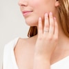 Thumbnail Image 2 of 0.23 CT. T.W. Diamond Double Chevron Anniversary Band in 10K Rose Gold