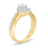 Thumbnail Image 3 of 0.45 CT. T.W. Diamond Frame Bridal Set in 10K Gold