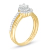 Thumbnail Image 2 of 0.45 CT. T.W. Diamond Frame Bridal Set in 10K Gold