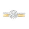 Thumbnail Image 4 of 0.45 CT. T.W. Diamond Frame Bridal Set in 10K Gold