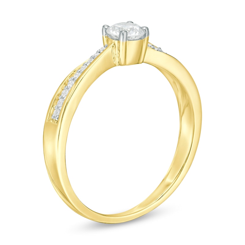 0.29 CT. T.W. Diamond Engagement Ring in 10K Gold