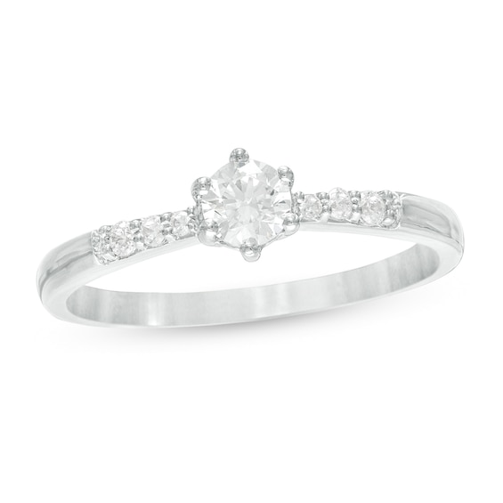 0.29 CT. T.W. Diamond Engagement Ring in 10K Gold