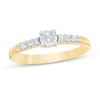 Thumbnail Image 1 of 0.29 CT. T.W. Diamond Engagement Ring in 10K Gold