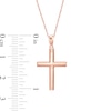 Thumbnail Image 3 of Cross Pendant in 10K Rose Gold