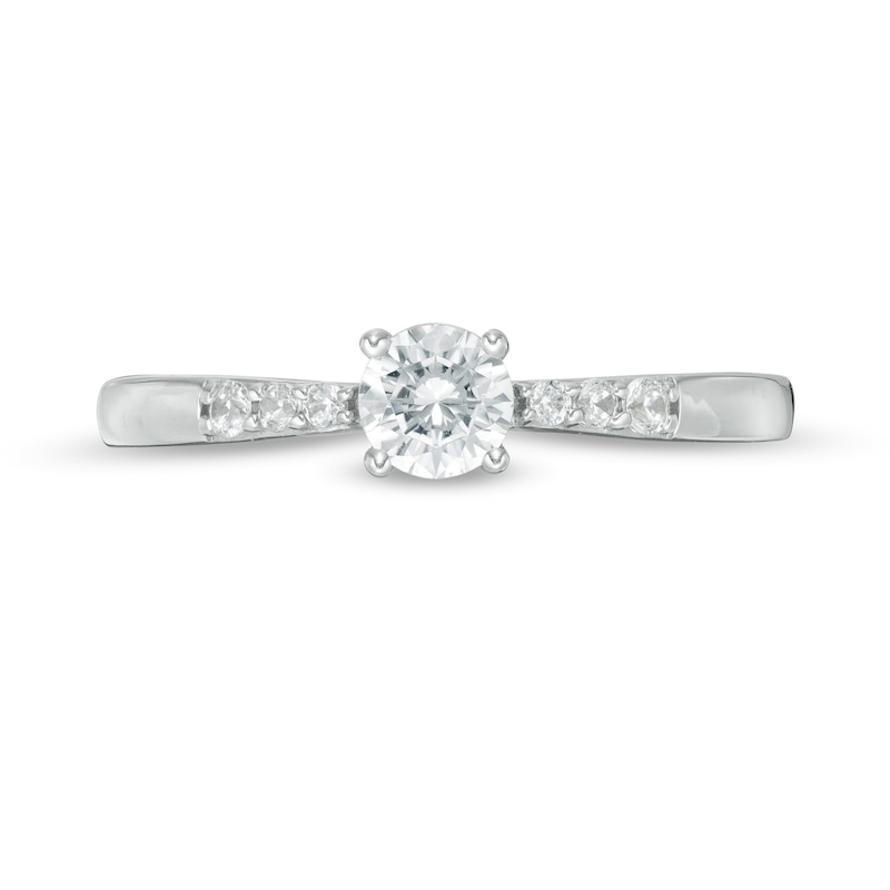 0.29 CT. T.W. Diamond Engagement Ring in 10K White Gold