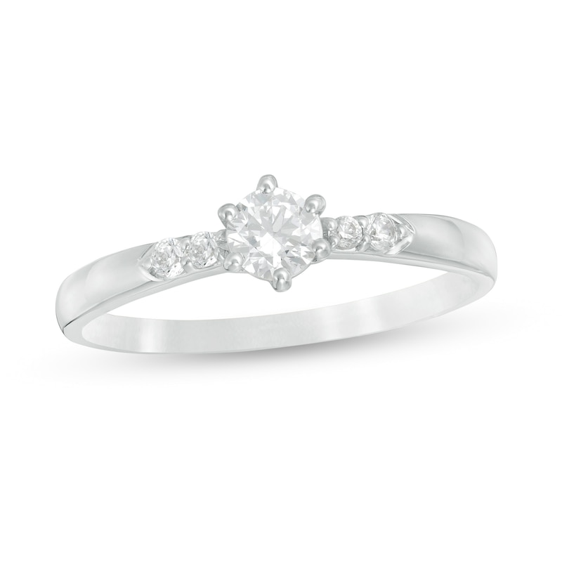 0.29 CT. T.W. Diamond Engagement Ring in 10K Gold|Peoples Jewellers