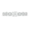 Thumbnail Image 3 of 0.37 CT. T.W. Diamond Art Deco Vintage-Style Engagement Ring in 10K White Gold