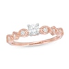 Thumbnail Image 0 of 0.37 CT. T.W. Diamond Art Deco Vintage-Style Engagement Ring in 10K Rose Gold