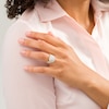 Thumbnail Image 2 of 1.29 CT. T.W. Multi-Diamond Cushion Frame Vintage-Style Bridal Set in 10K Gold
