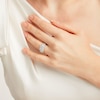 Thumbnail Image 2 of 1.23 CT. T.W. Princess-Cut Diamond Past Present Future® Bridal Set in 14K White Gold (I/I2)