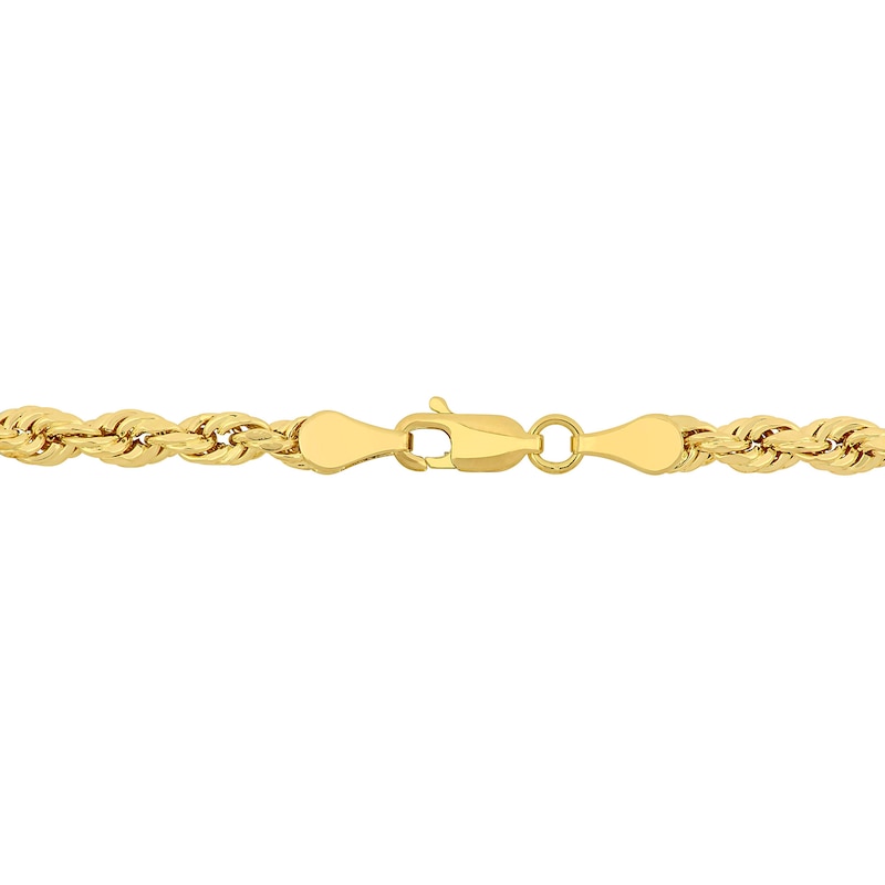 4.0mm Rope Chain Necklace in 10K Gold - 16"|Peoples Jewellers
