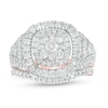 Thumbnail Image 3 of 1.45 CT. T.W. Composite Diamond Cushion Frame Bridal Set in 10K Rose Gold