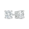 Thumbnail Image 1 of 0.58 CT. T.W. Diamond Solitaire Stud Earrings in 14K White Gold