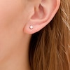 Thumbnail Image 2 of 0.23 CT. T.W. Diamond Solitaire Stud Earrings in 14K Rose Gold