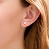 Thumbnail Image 2 of 0.58 CT. T.W. Diamond Solitaire Stud Earrings in 14K Gold