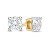Thumbnail Image 1 of 0.69 CT. T.W. Diamond Solitaire Stud Earrings in 14K Gold