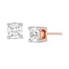 Thumbnail Image 1 of 0.95 CT. T.W. Diamond Solitaire Stud Earrings in 14K Rose Gold